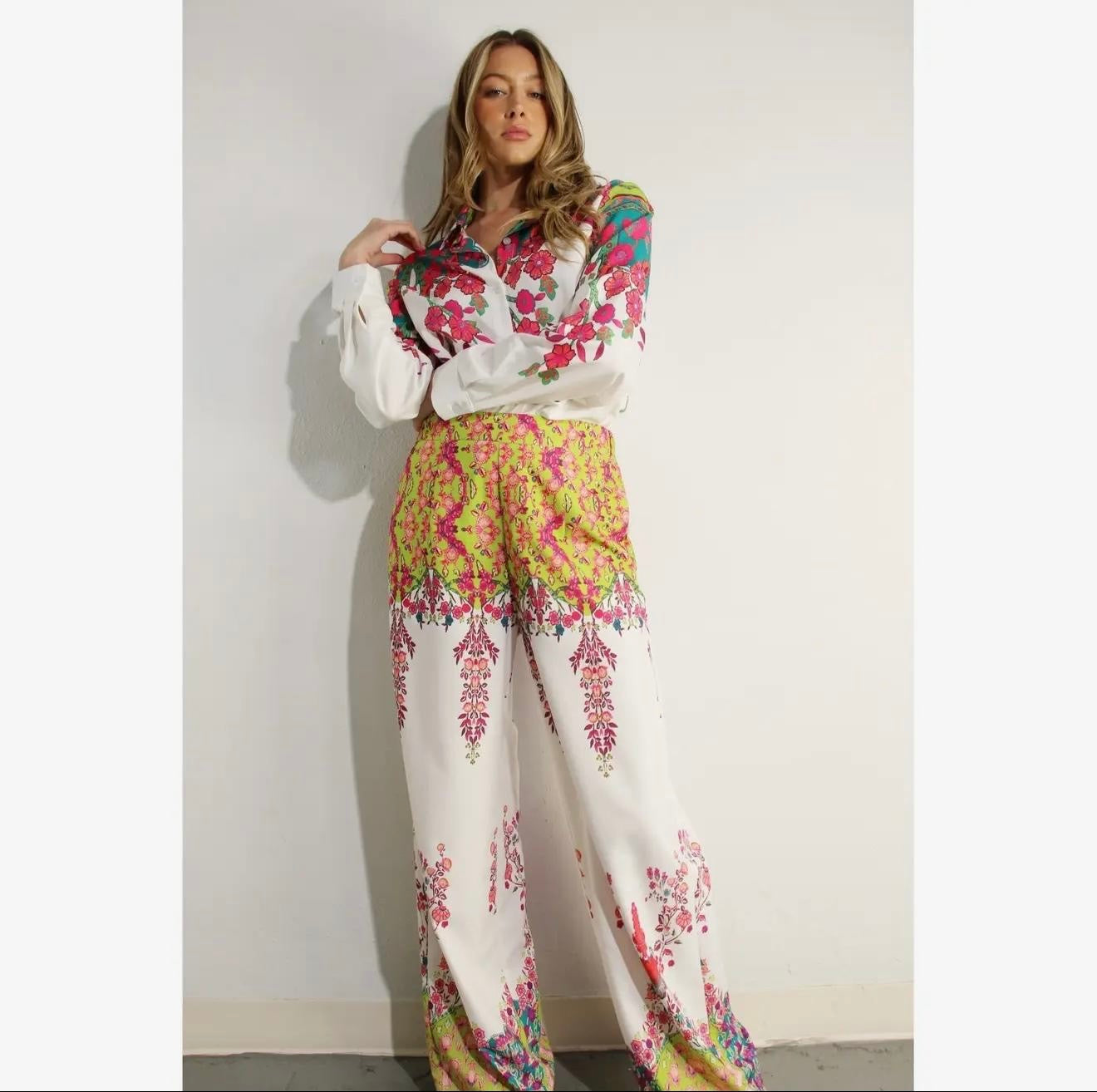 Floral Pants Set