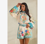 Turquoise Garden Two Piece Set
