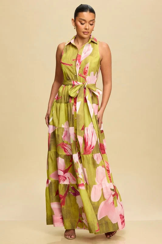 Elle Olive Dress