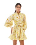 Lemon Blossom Mini Dress