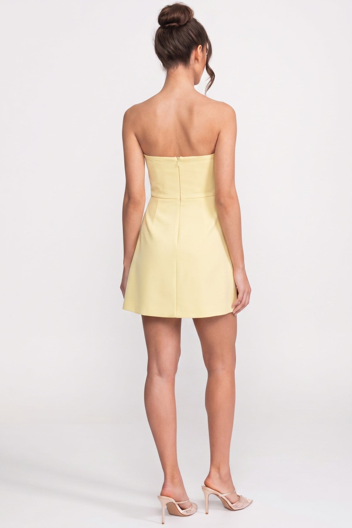 Camellia Bloom Mini Dress