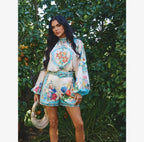 Turquoise Garden Two Piece Set